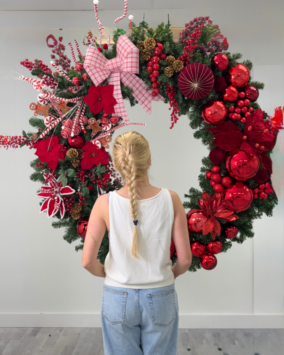 Giant Christmas Wreath 60 inch