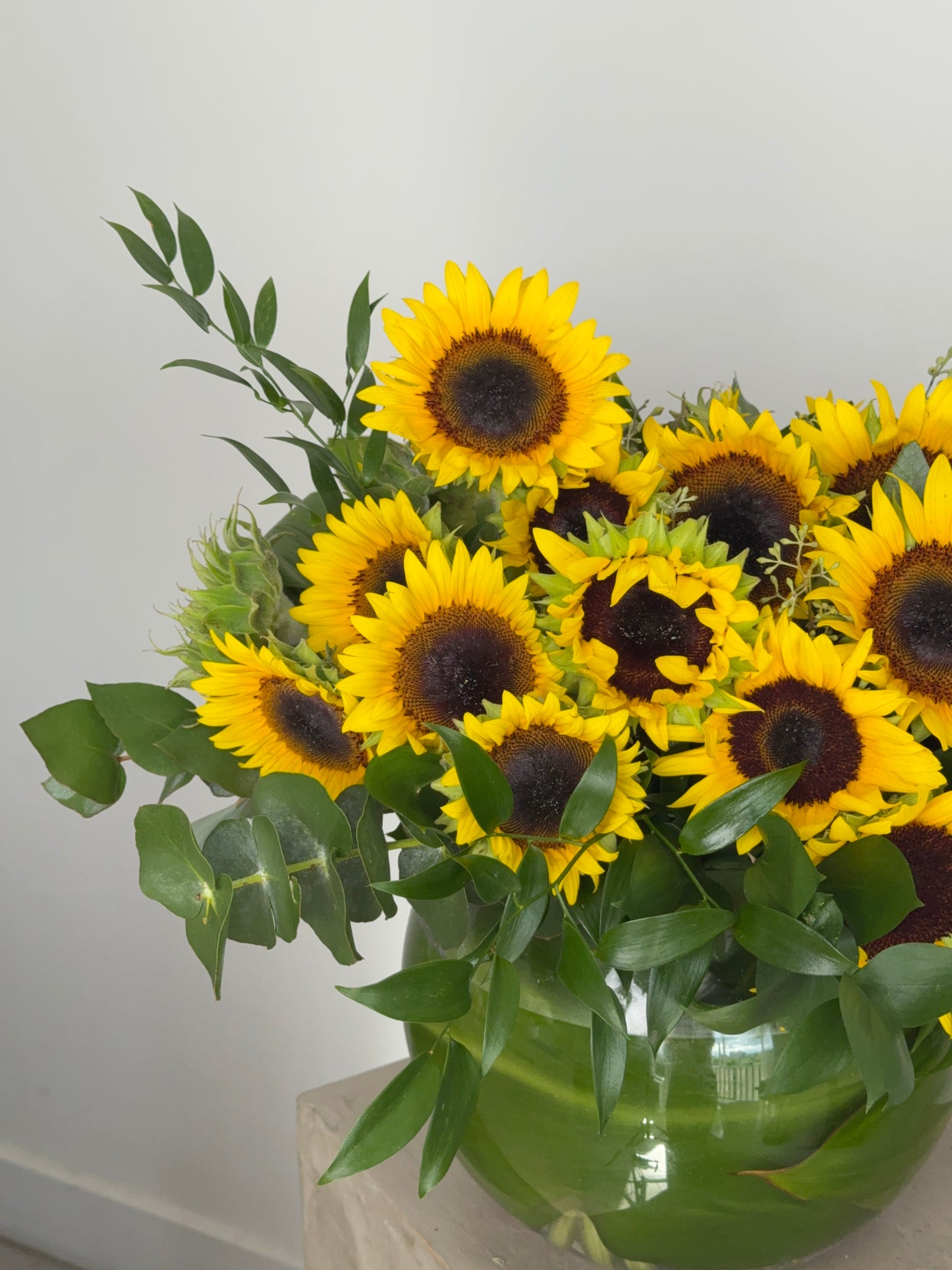 Hello Sunshine, Sunflower Bubble Vase