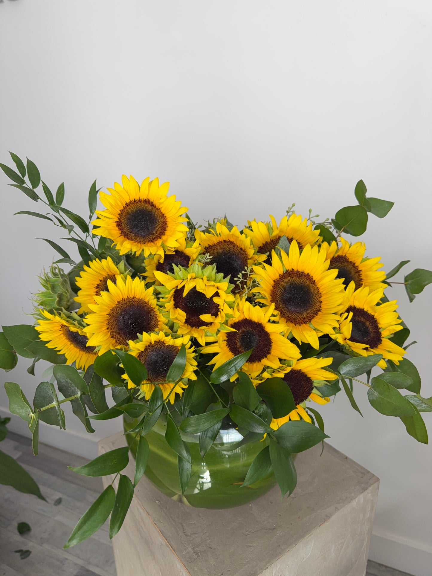Hello Sunshine, Sunflower Bubble Vase