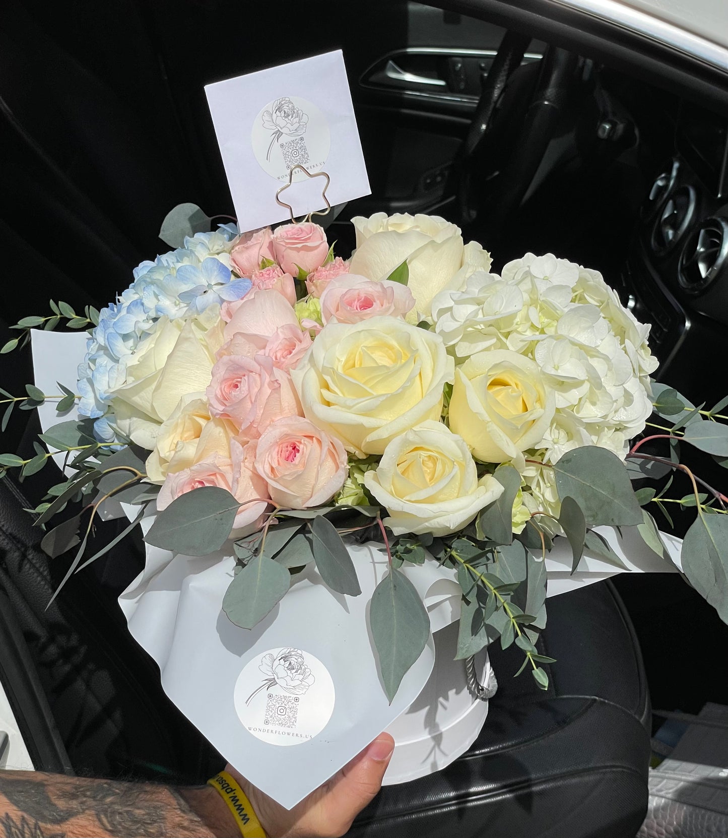 Pastel colors Flower Box