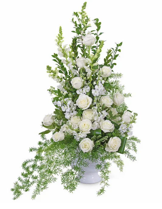 Delicate Flowers Urn