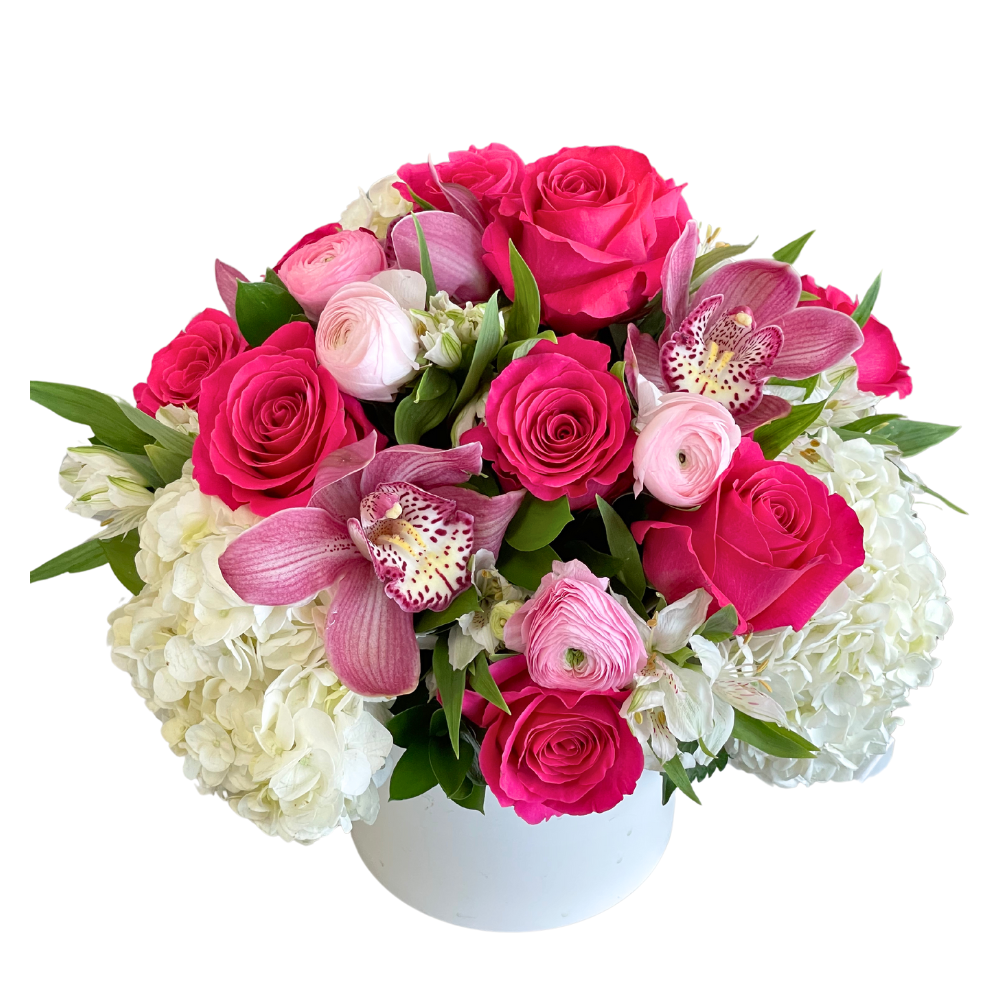 Bright emotions flower arrangement