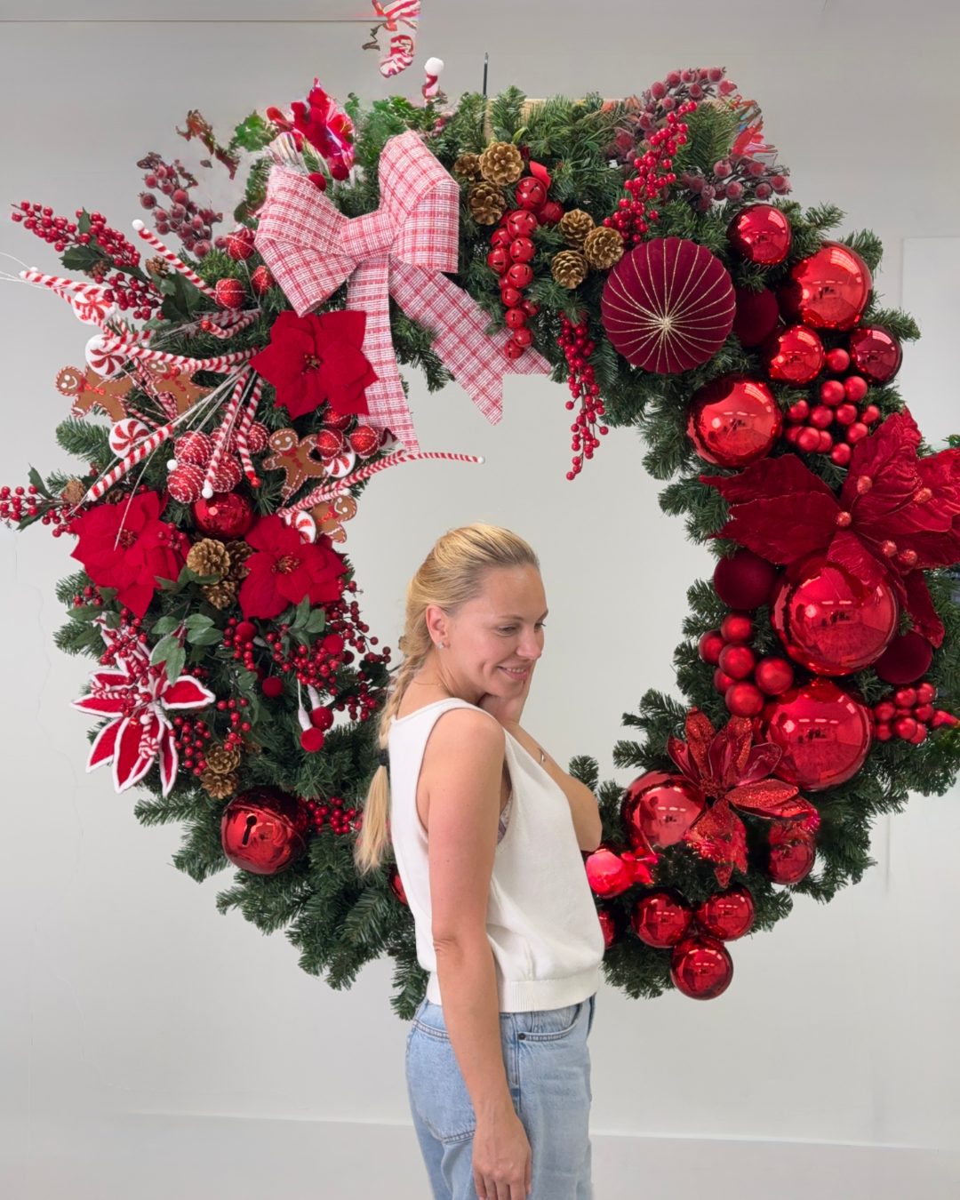 Giant Christmas Wreath 60 inch