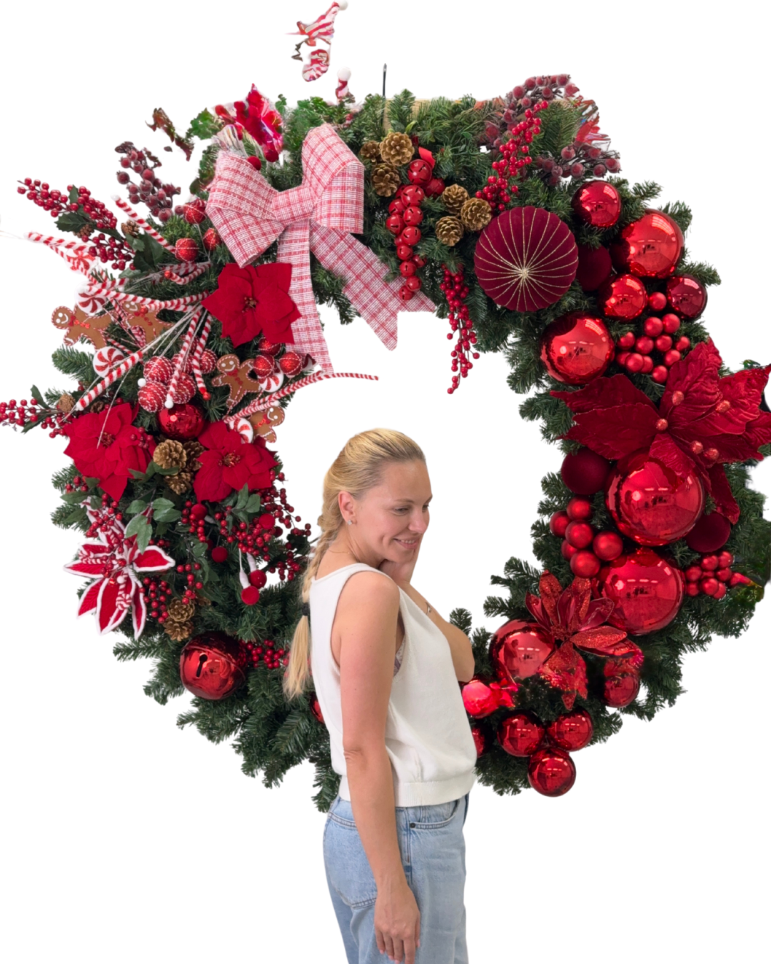 Giant Christmas Wreath 60 inch