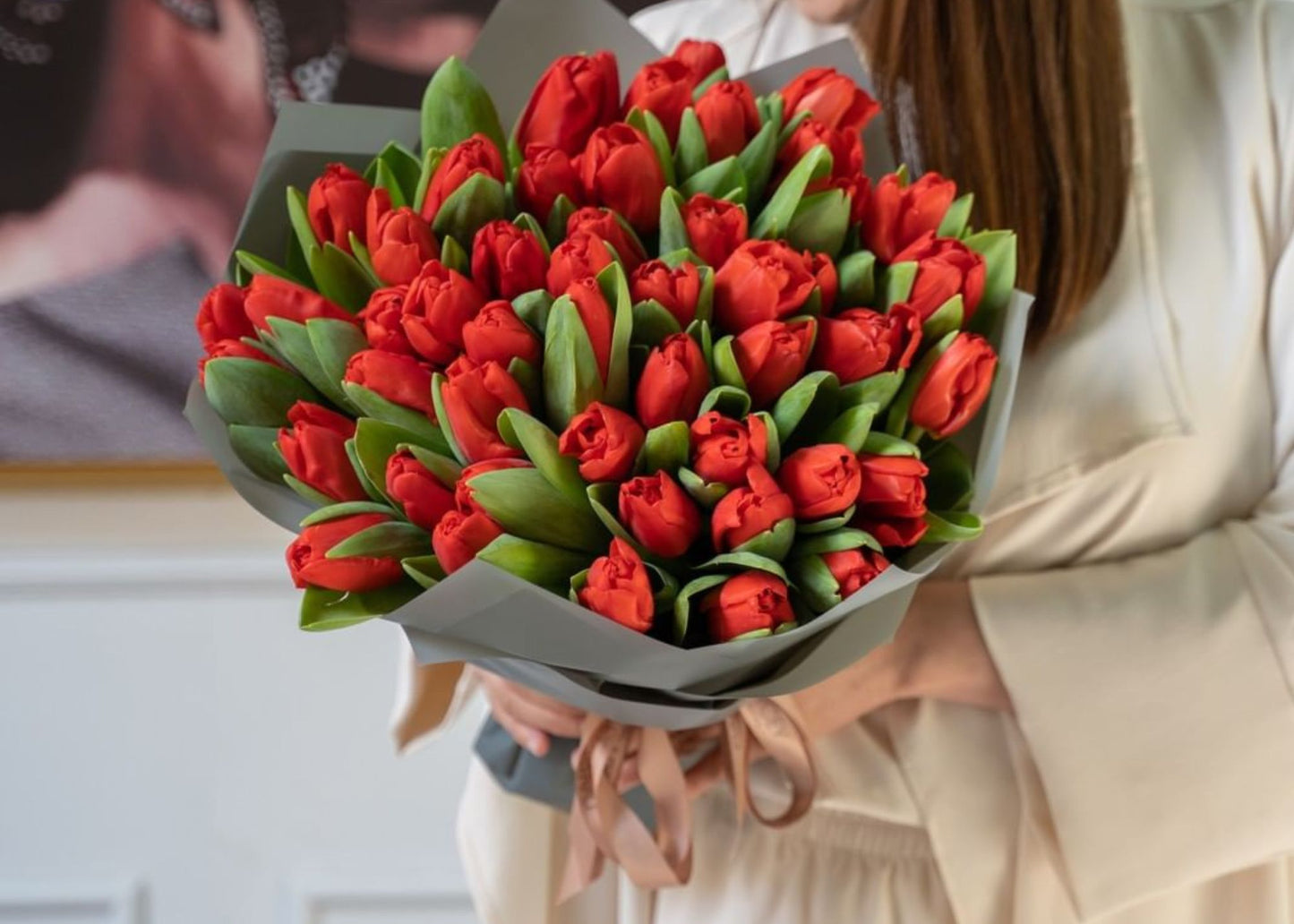 Red Tulips bouquet