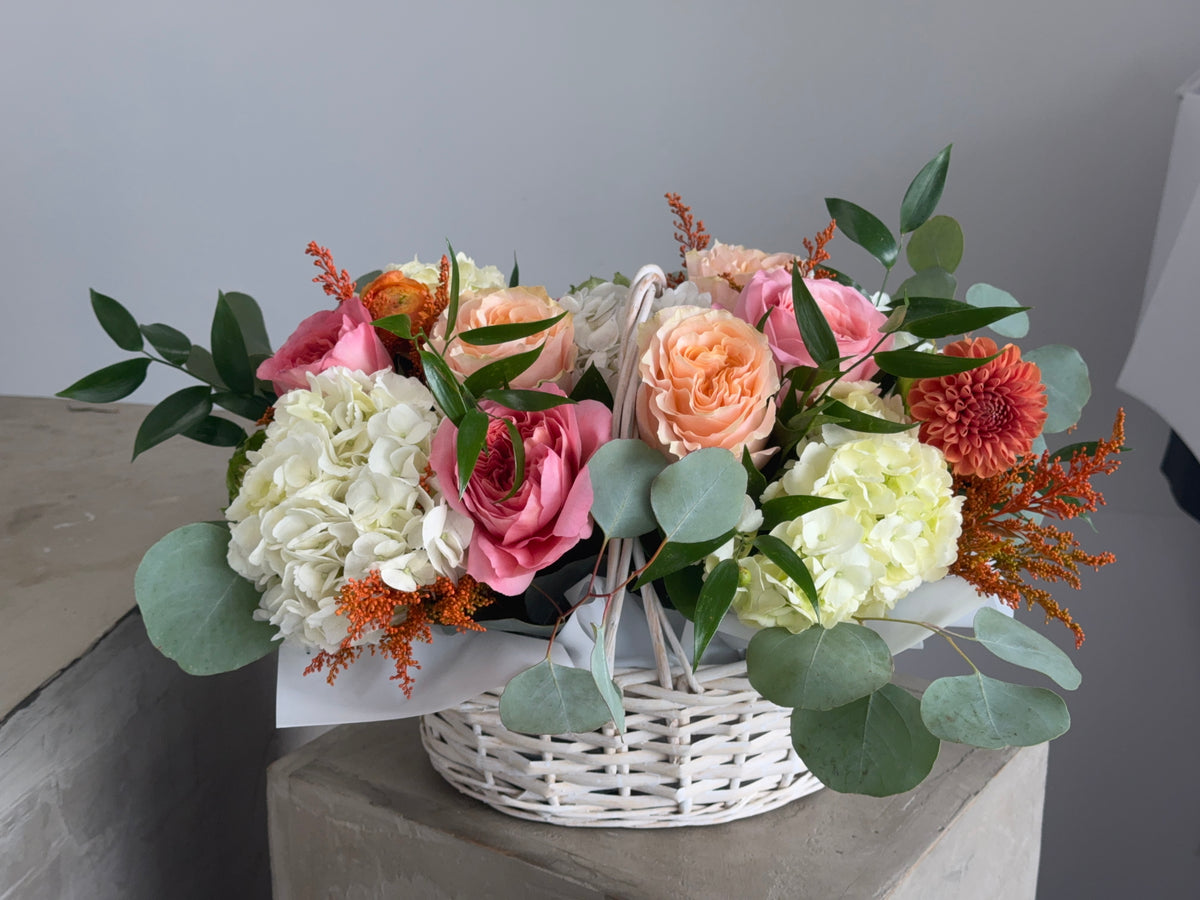 Autumn Blush Basket