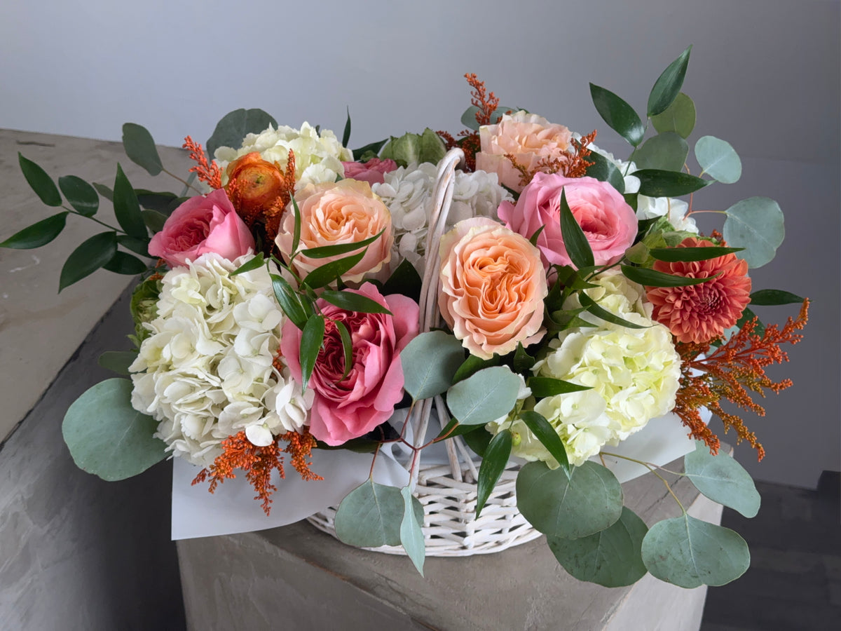 Autumn Blush Basket