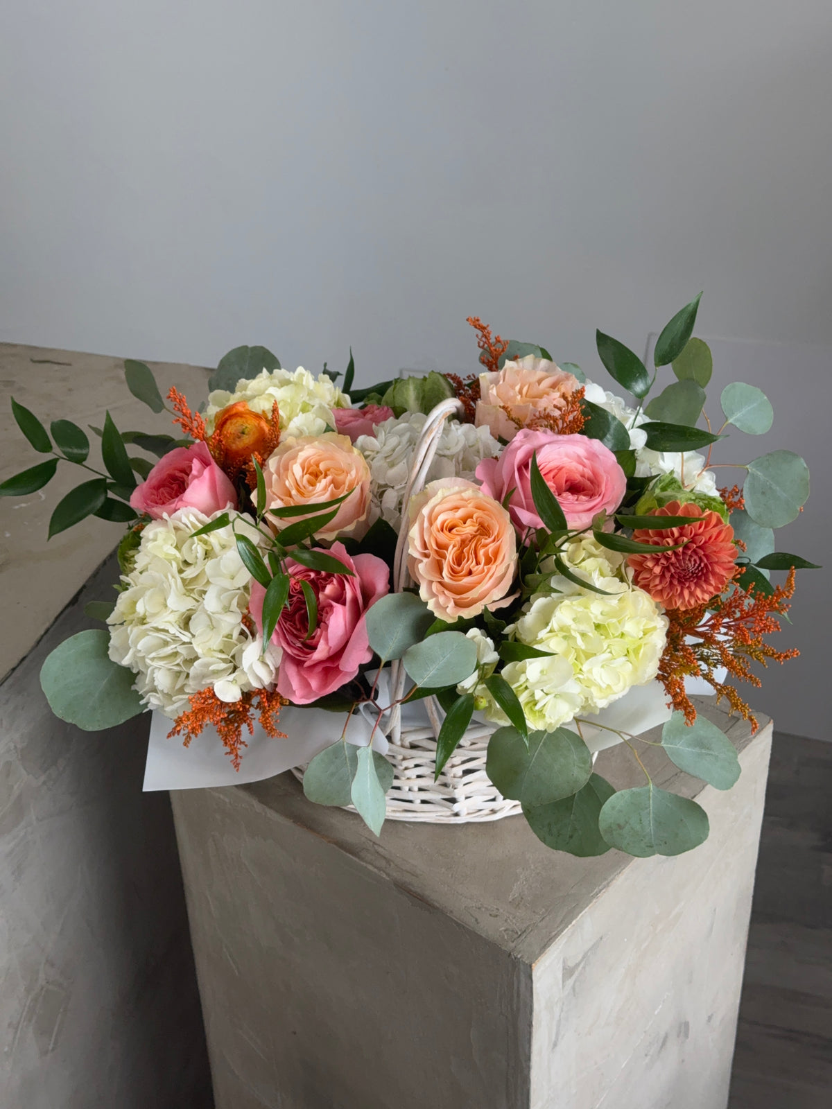 Autumn Blush Basket