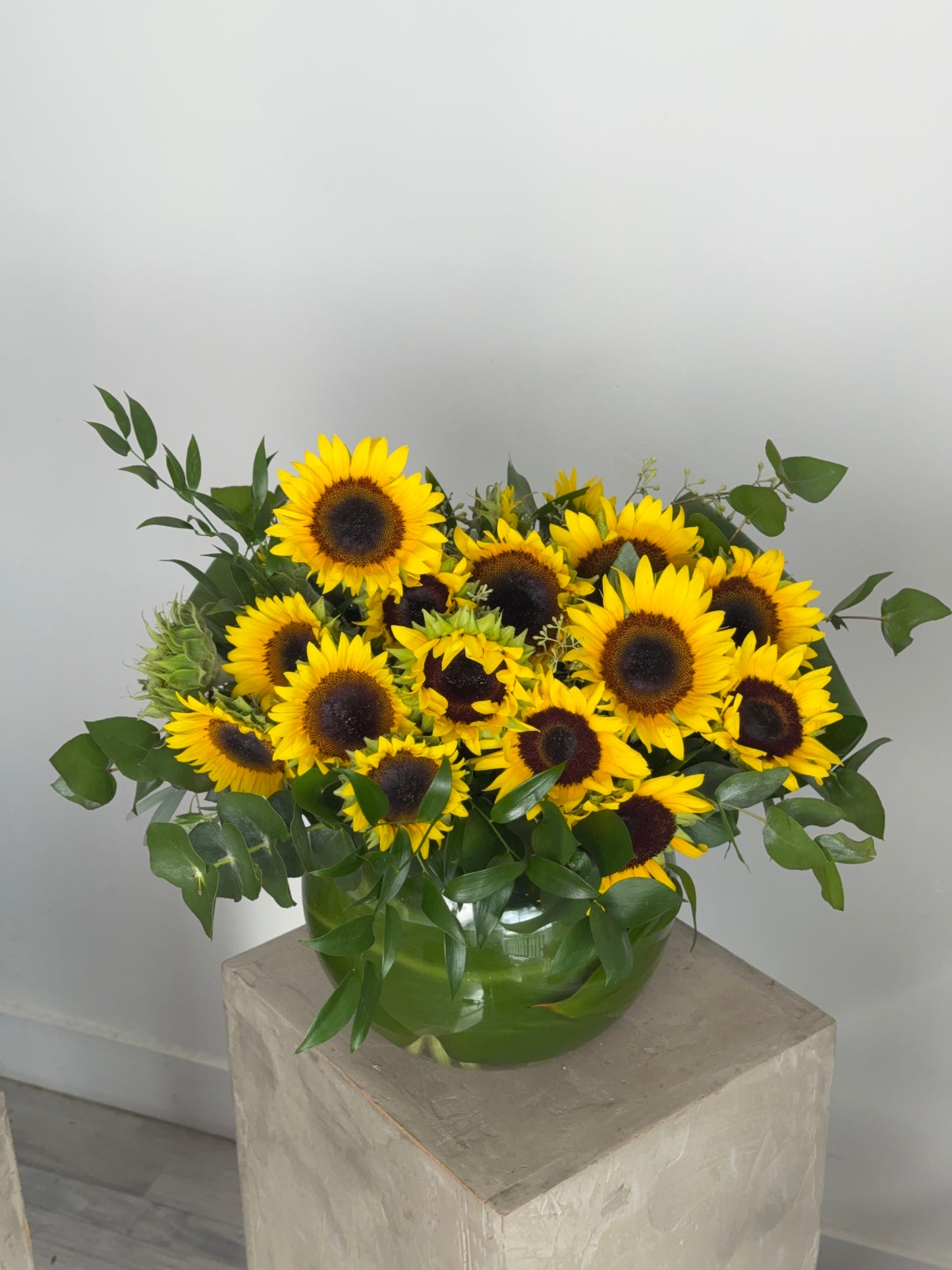 Hello Sunshine, Sunflower Bubble Vase