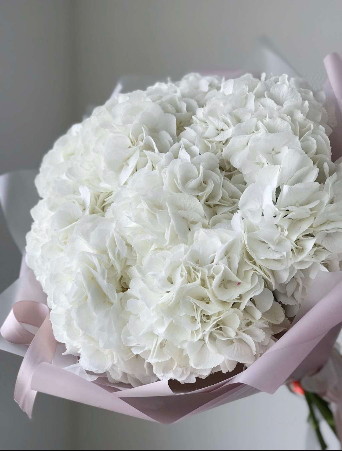 White hydrangea bouquet
