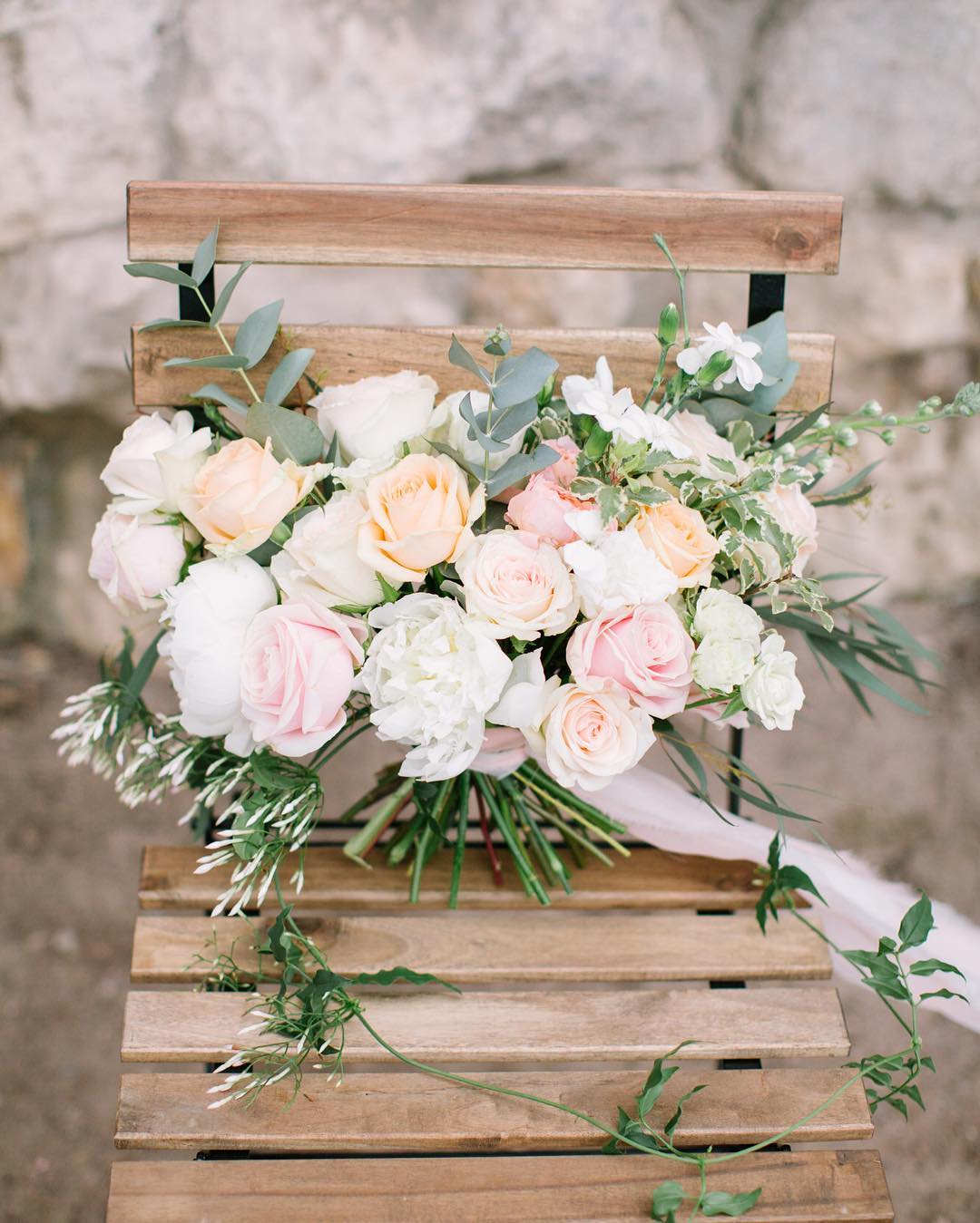 Tender pinks Bridal bouquet