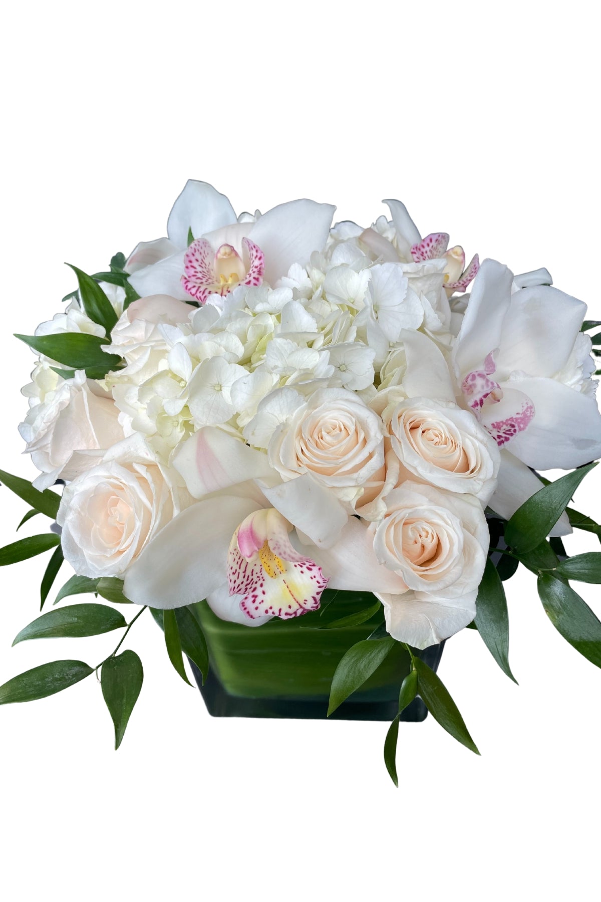 Tender love bouquet in a signature vase